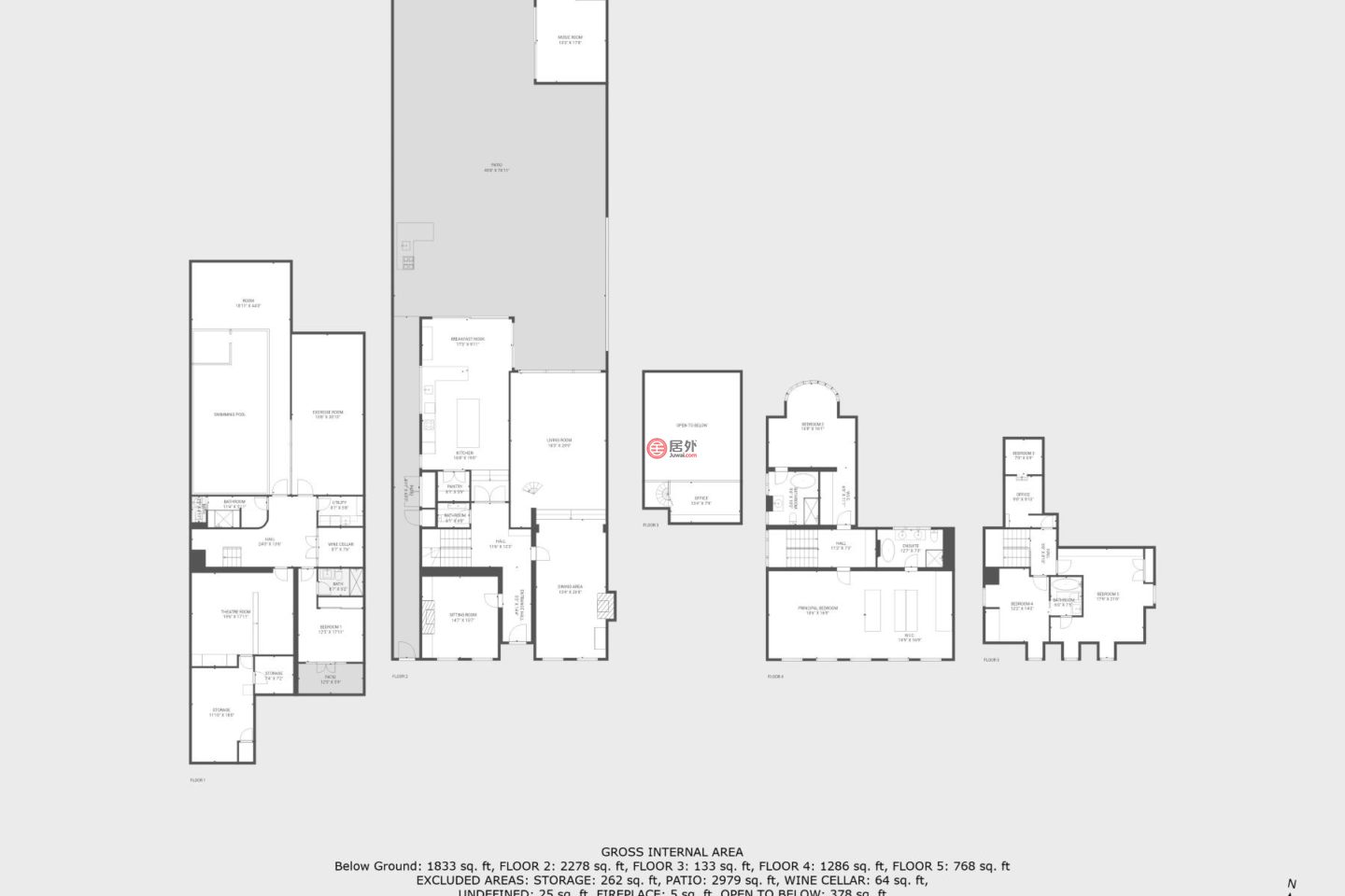 英国英格兰伦敦的公寓，Wadham Gardens London NW3 United Kingdom Primrose Hill，编号70950559