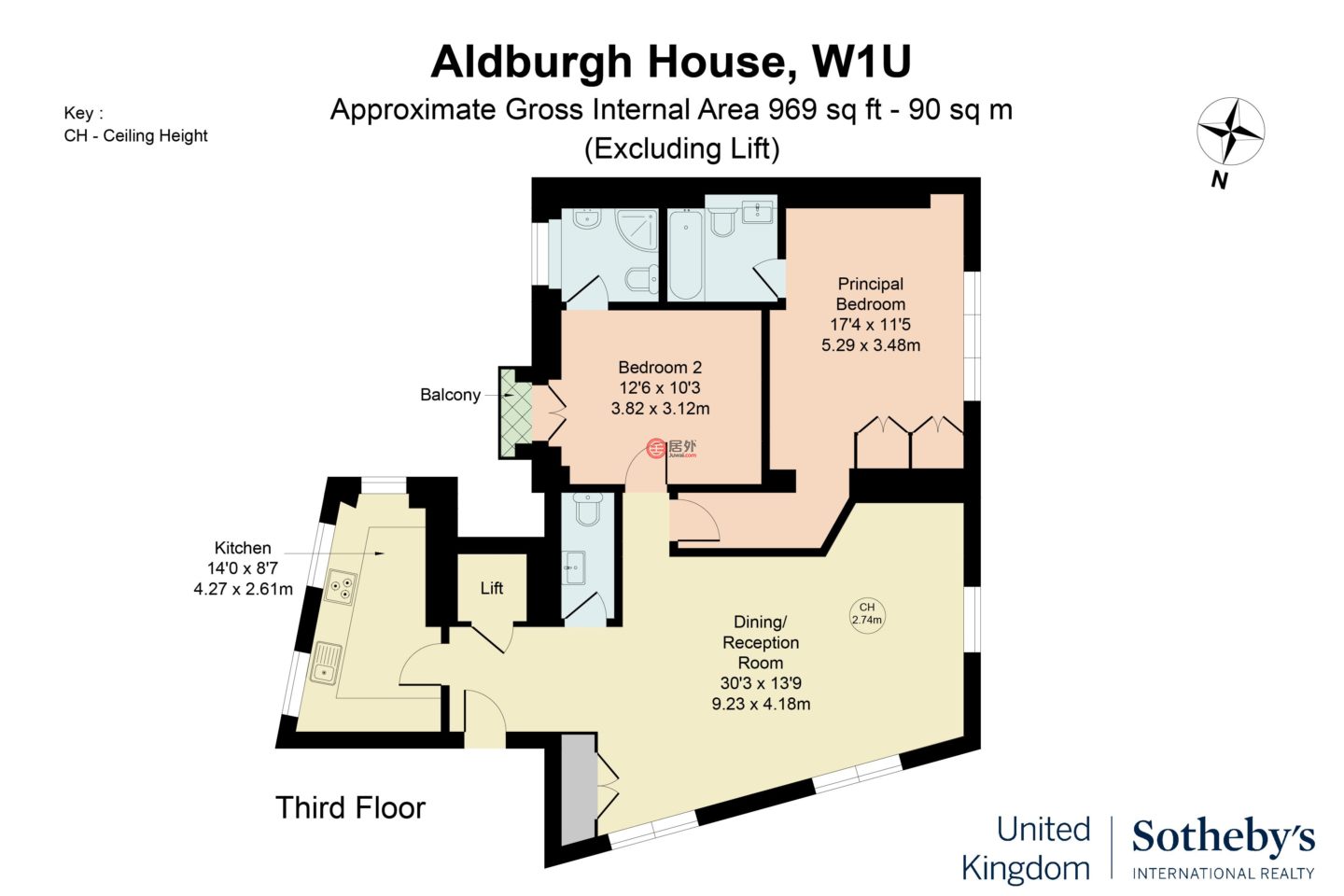 英国英格兰伦敦的公寓，Aldburgh House，编号76597242